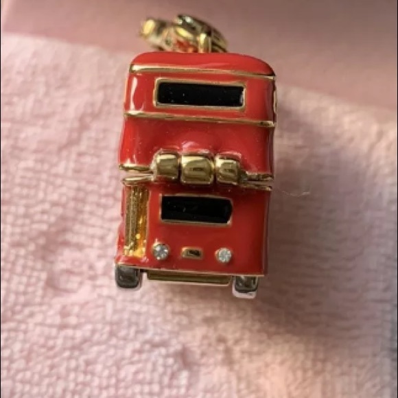 Juicy Couture Red Double Decker London Bus Terrier Scottie Yorkie - Picture 4 of 6